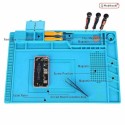 Heat Insulation Silicone Pad Mat For Repair Magnetic Heat Solder