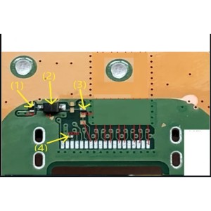For Sony PS5 2 x Set of 4 Small HDMI Components Parts Diode Resistor Capacitors