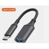 OTG Type C Cable to USB Adapter USB-C Male A Female Connector Android iPhone